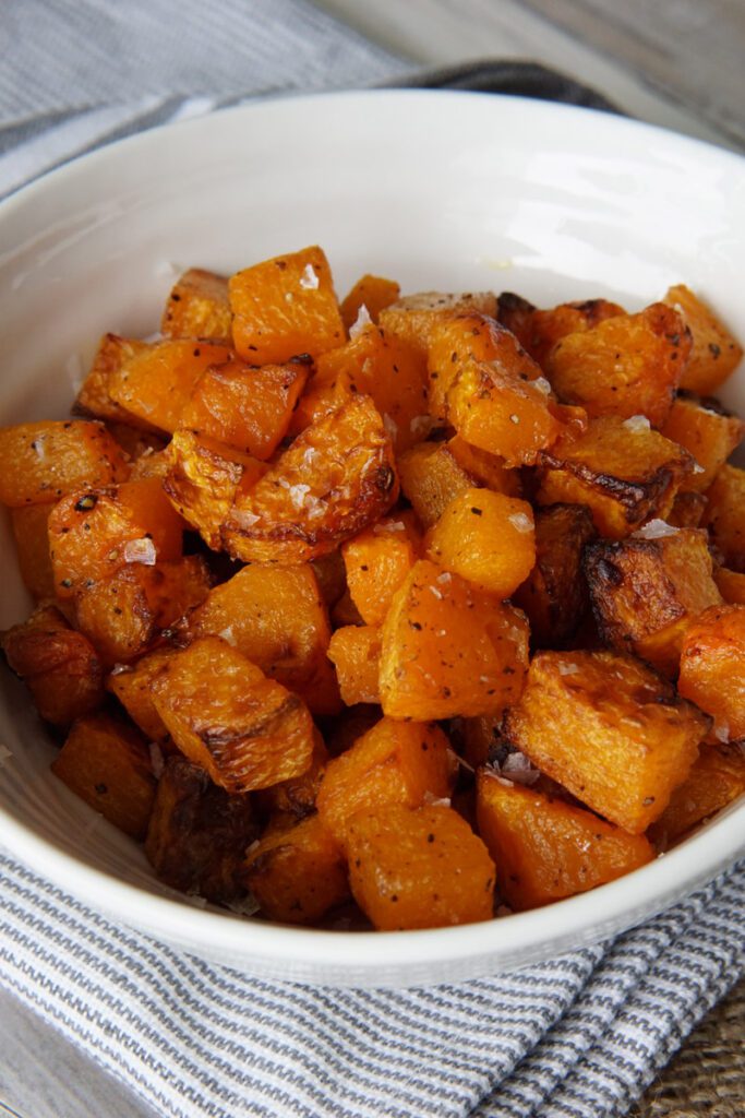 Air Fryer Cubed Butternut Squash - Air Fry Anytime