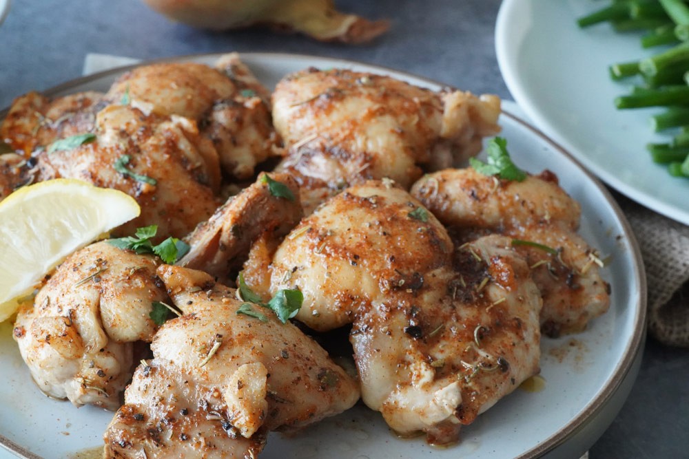 Air Fryer Boneless Chicken Thighs - Air Fry Anytime