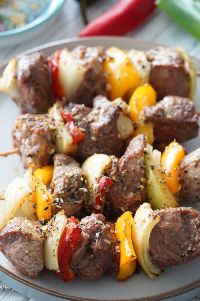 Air Fryer Pork Kebabs Air Fry Anytime
