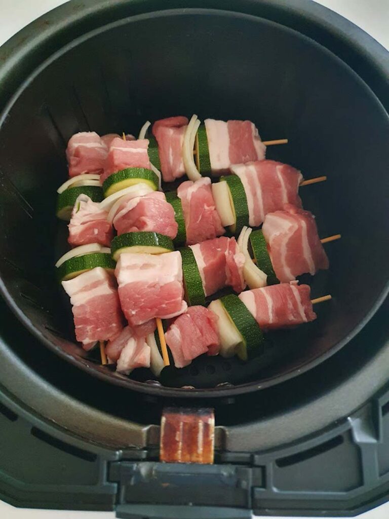 Air Fryer Pork Belly Skewers Air Fry Anytime
