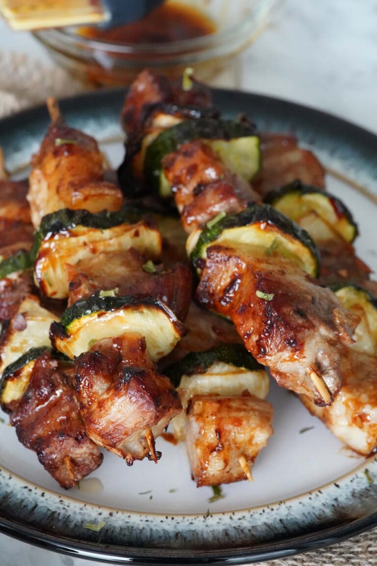 Air Fryer Pork Belly Skewers Air Fry Anytime