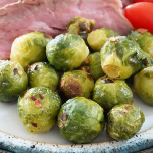 Brussels sprouts on a plate