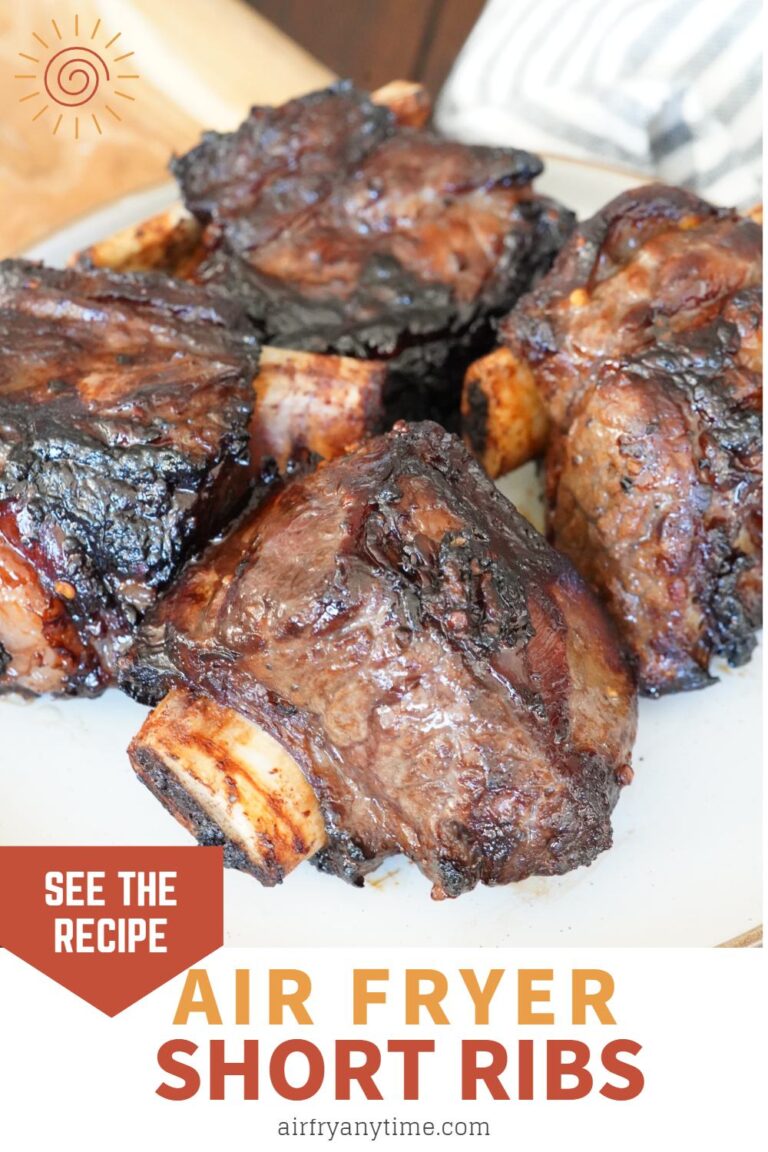 Air Fryer Short Ribs (Korean Style) Air Fry Anytime