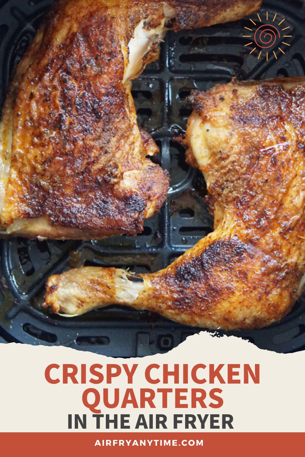 Air Fryer Chicken Quarters Air Fry Anytime