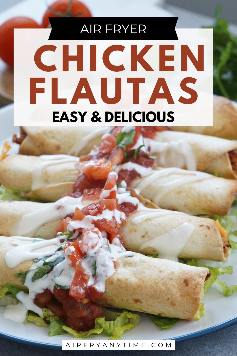 Homemade Air Fryer Flautas Air Fry Anytime